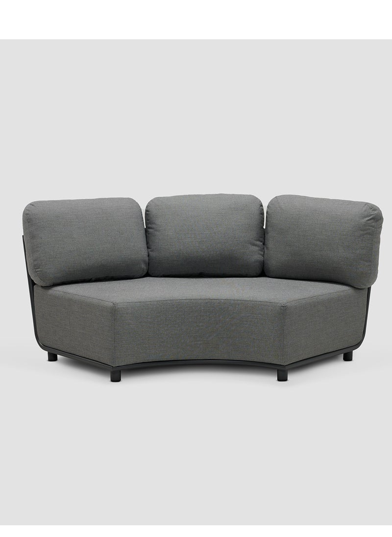 AL HUZAIFA FURNITURE Hug Outdoor Arc Corner Sofa Fully Upholstered  - Image 1