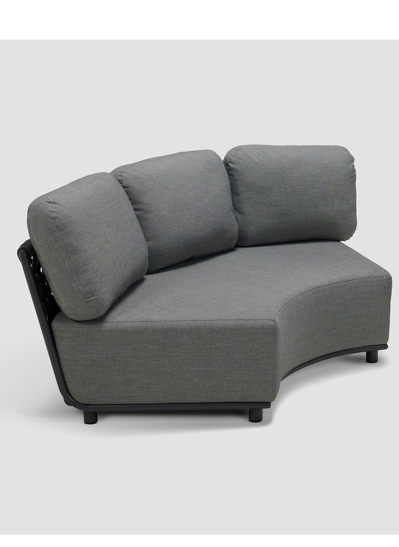 AL HUZAIFA FURNITURE Hug Outdoor Arc Corner Sofa Fully Upholstered  - Image 2