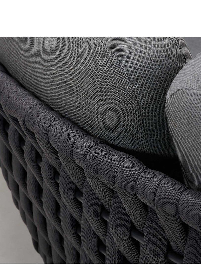 AL HUZAIFA FURNITURE Hug Outdoor Arc Corner Sofa Fully Upholstered  - Image 3