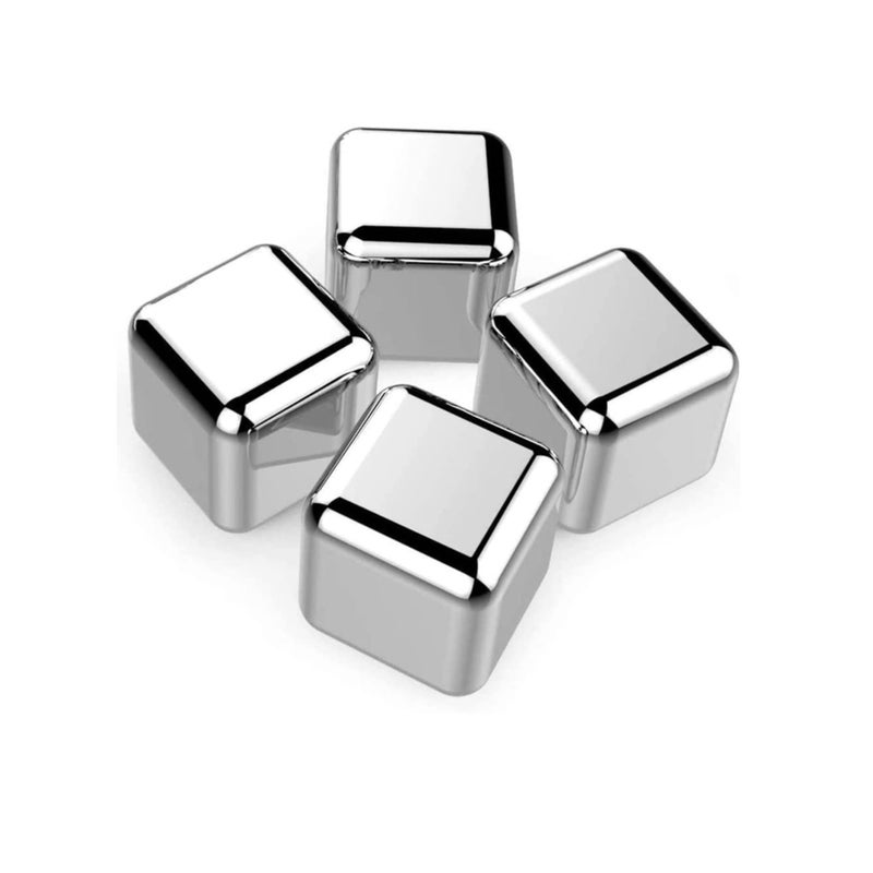 SOLARAE Creative Stainless Steel Ice Cube, Reusable Cooling Metal Ice Grains for Drinks, No-Dilution Not-melt Cooling Fast Cooler Drinks Cube - Image 2