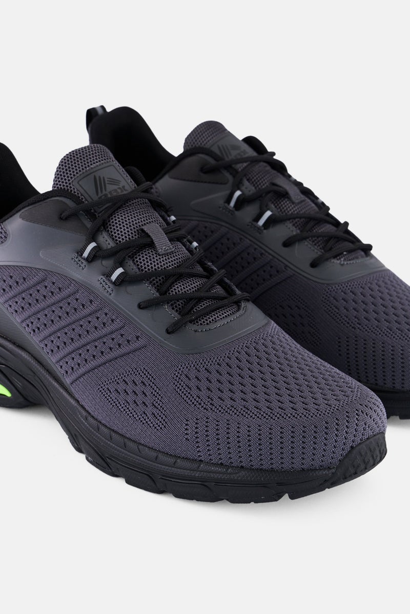 RBX Men Lace Up Outdoor Shoes, Grey - Image 3