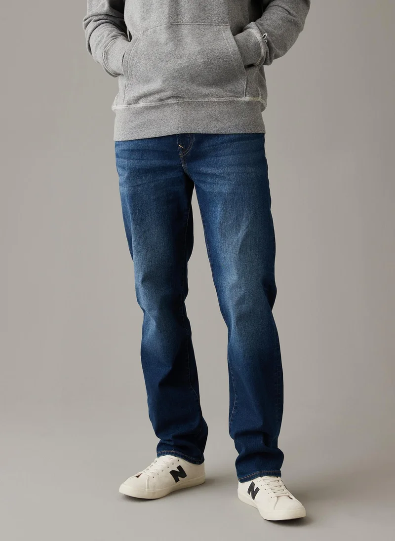 American Eagle Rinse Wash Straight Fit Jeans