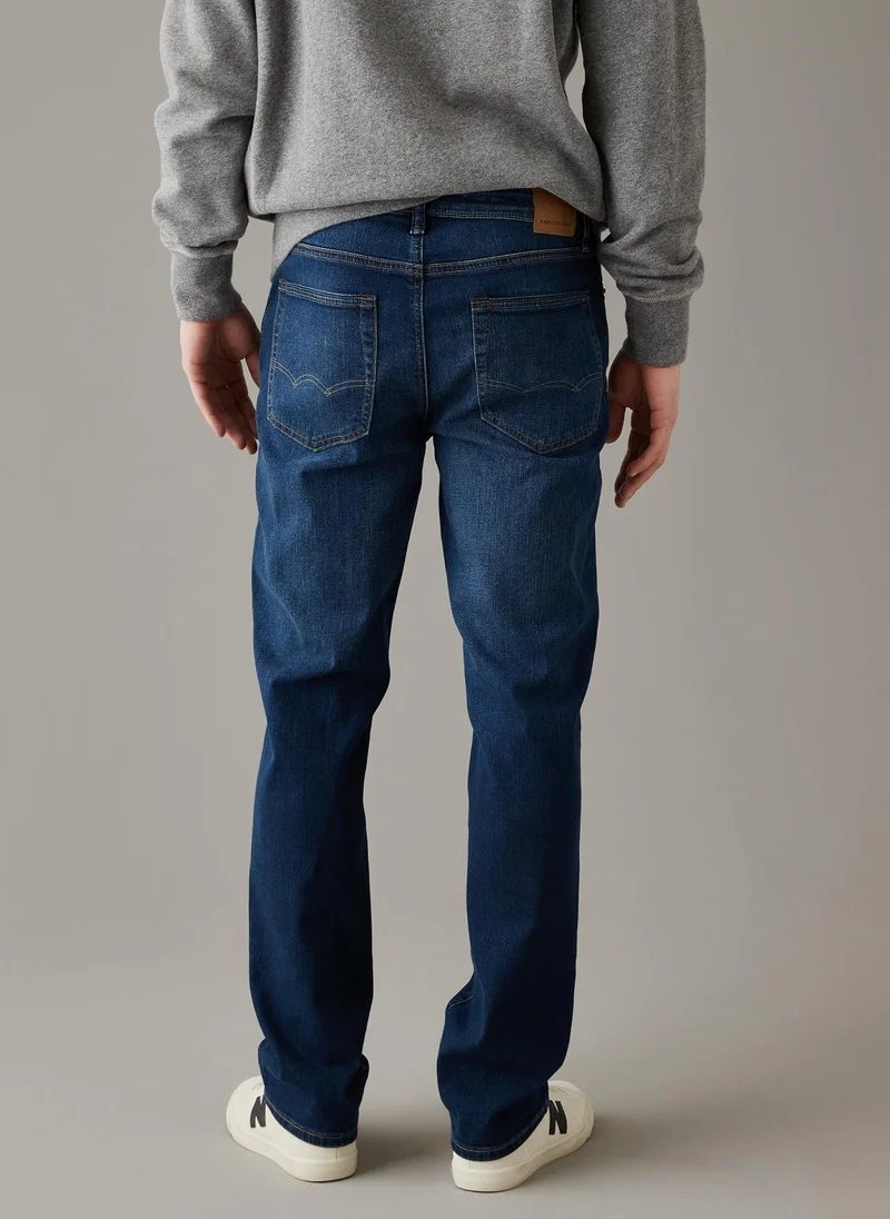 American Eagle Rinse Wash Straight Fit Jeans