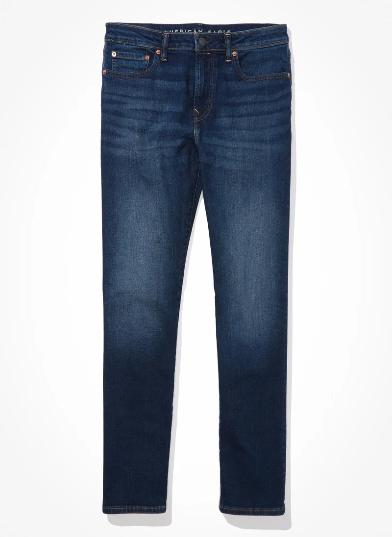 American Eagle Rinse Wash Straight Fit Jeans
