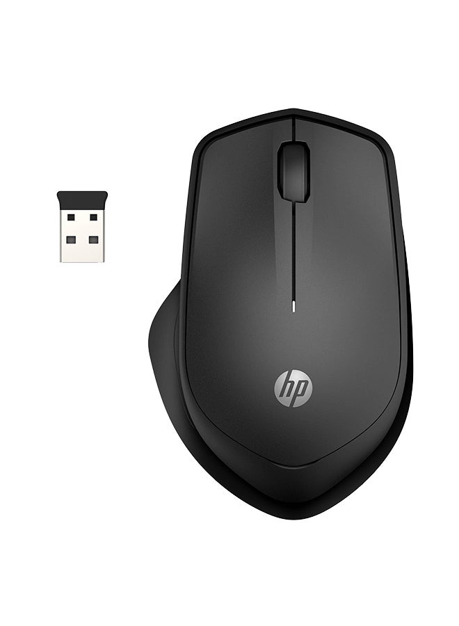 HP ماوس 280 لاسلكي لا يُصدر صوتاً أسود - Image 1