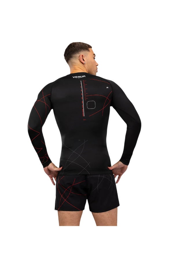 VENUM VENUM TACTICAL XT RASHGUARDS LONG SLEEVES BLACK/FIRE RED - Image 3