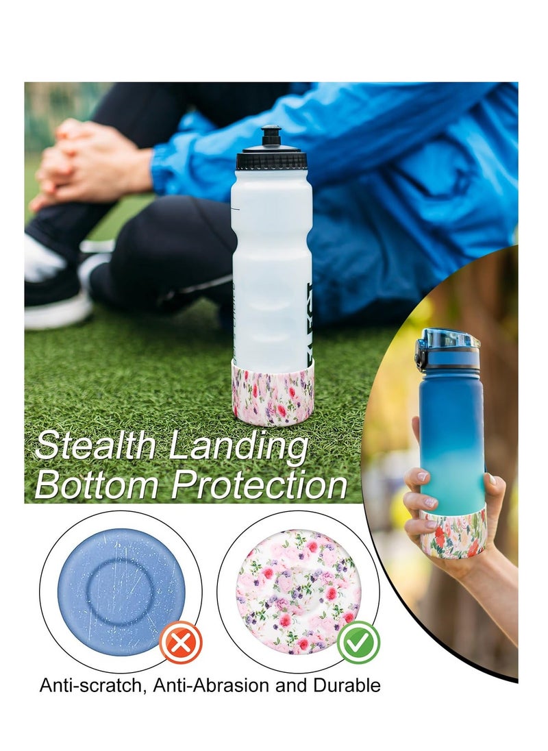 Generic - Silicone Boot Tumbler Bottom Protector, for Stanley Quencher Adventure 40oz & Stanley IceFlow, 20oz 30oz & Hydro Flask Water Bottle 12-24oz Cup Boot Sleeve Cover, Made of Food Grade Material (2 Pcs) - Image 1