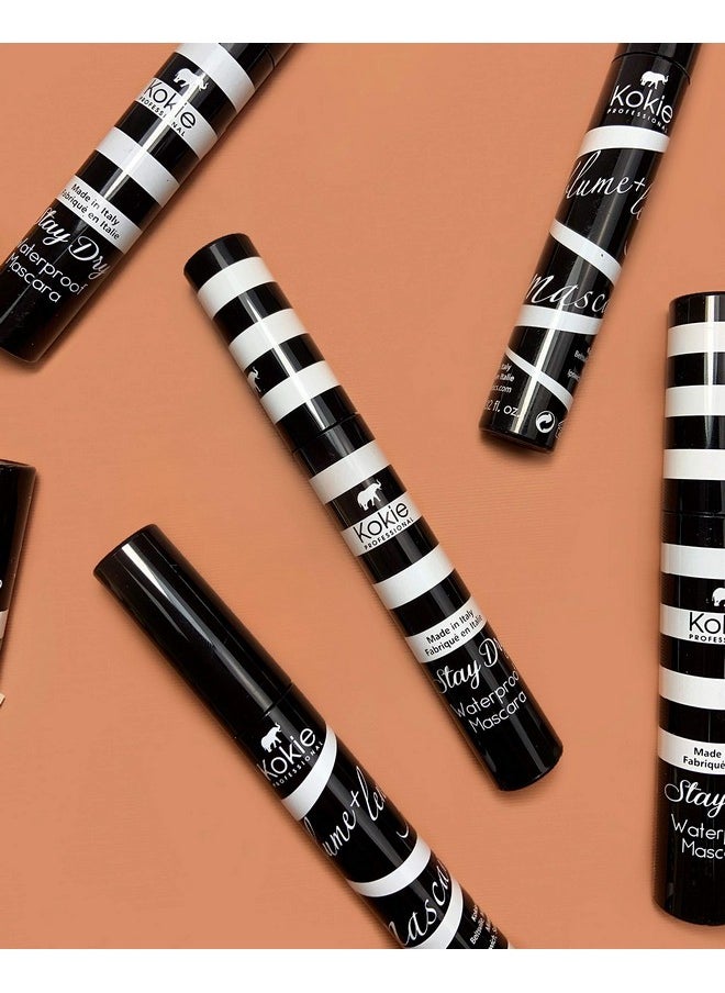 Kokie Kokie Cosmetics Stay Dry Waterproof Mascara, Waterproof Black, 0.32 Ounce  - Image 4