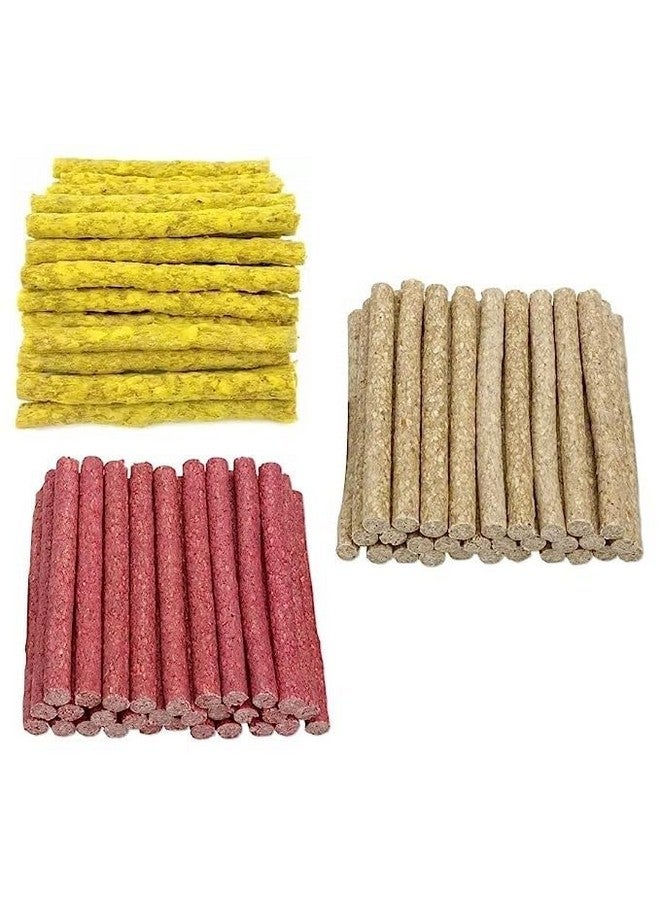 Dog Treat Food Combo 300 Gm Each Munchy Chew Sticks Chicken, Mutton & Natural Flavor For Puppies And Dogs - Image 1