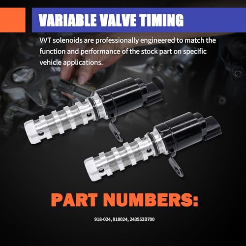 HiSport 918024 Intake Exhaust Engine Variable Valve Timing VVT Solenoid Compatible with Hyundai Kia L4 16L Elantra Accent Kona Sonata Tucson Forte Optima Rio Seltos Soul - Image 3