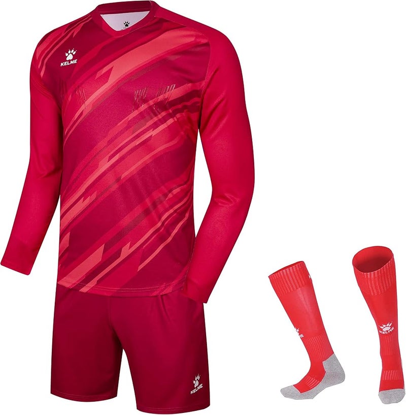 KELME Soccer Goalkeeper Jersey Pro Set Uniform - Padded Goalkeeper Shirt Shorts Socks - Men's Goalie Jersey Adults Kids - Image 5
