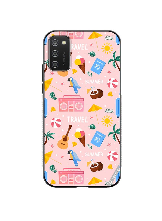 VR CREATIVE Protective Case Cover For Samsung Galaxy A03s Summer Season Pattern Design Multicolour - Image 1