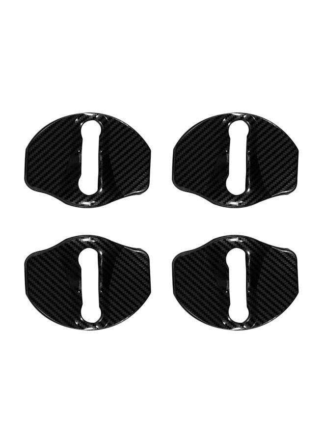 NIBEMINENT 4-Piece Car Door Lock Buckle Protector Cover  - Image 2