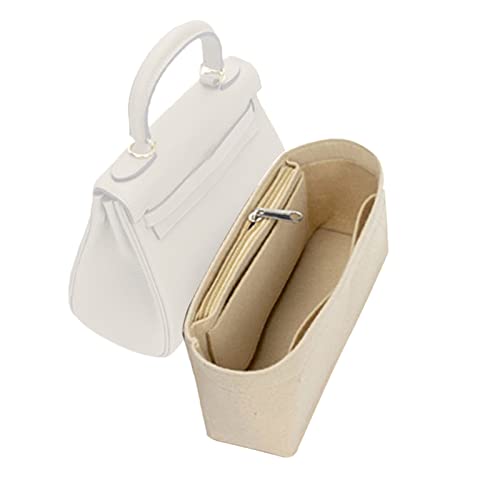 Lckaey for Handbags Kelly 32 organizer Purse Organizer insert1011Beige-L - Image 1