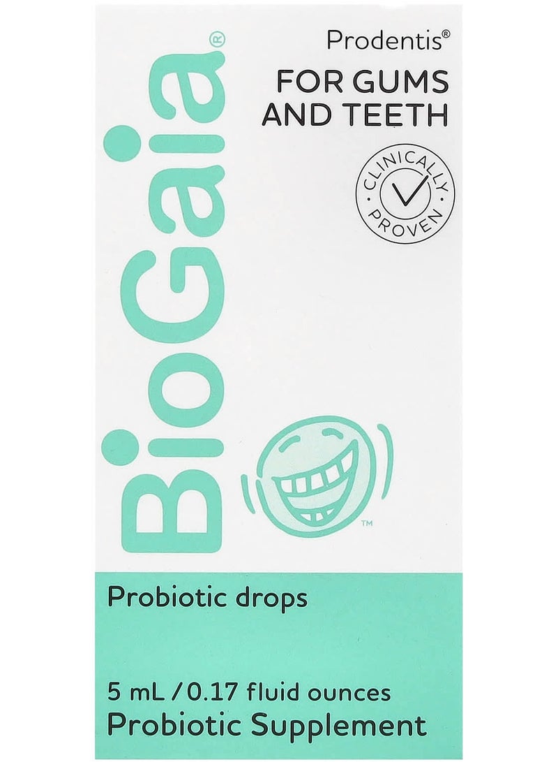 BioGaia Prodentis, Probiotic Drops, For Gums and Teeth, 0.17 fl oz (5 ml)