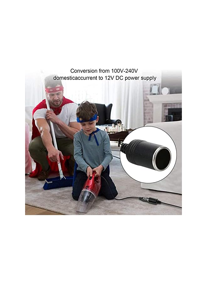 promass 12V 2A 24W Power Supply Adapter with Car Lighter Socket, AC 100V-240V to DC 12V 2A Voltage Transformer UK Plug Wall Plug Amp Converter AC to DC Switching Power Adapter - Image 3