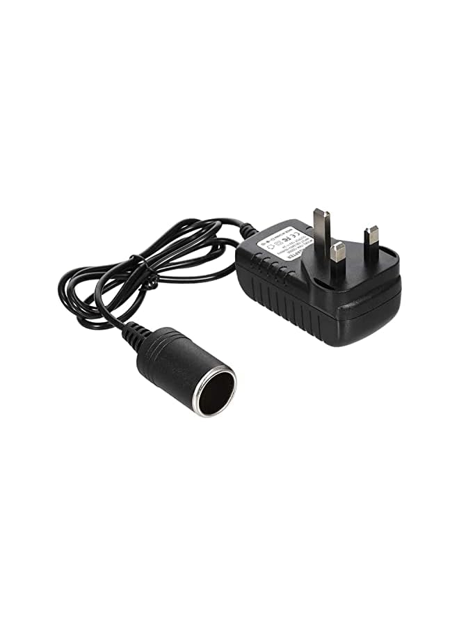 promass 12V 2A 24W Power Supply Adapter with Car Lighter Socket, AC 100V-240V to DC 12V 2A Voltage Transformer UK Plug Wall Plug Amp Converter AC to DC Switching Power Adapter - Image 4