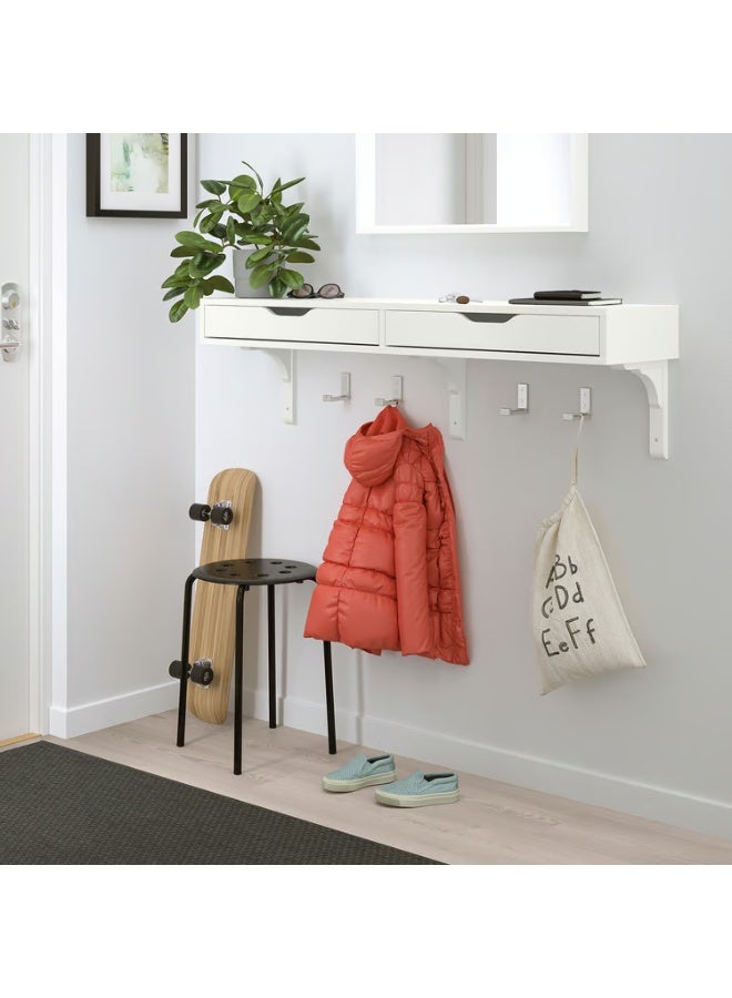IKEA (IKEA) رف حائط أبيض 119 × 29 سم - Image 2