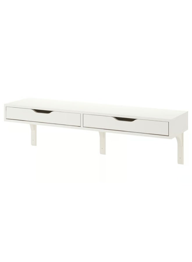 IKEA (IKEA) رف حائط أبيض 119 × 29 سم - Image 1