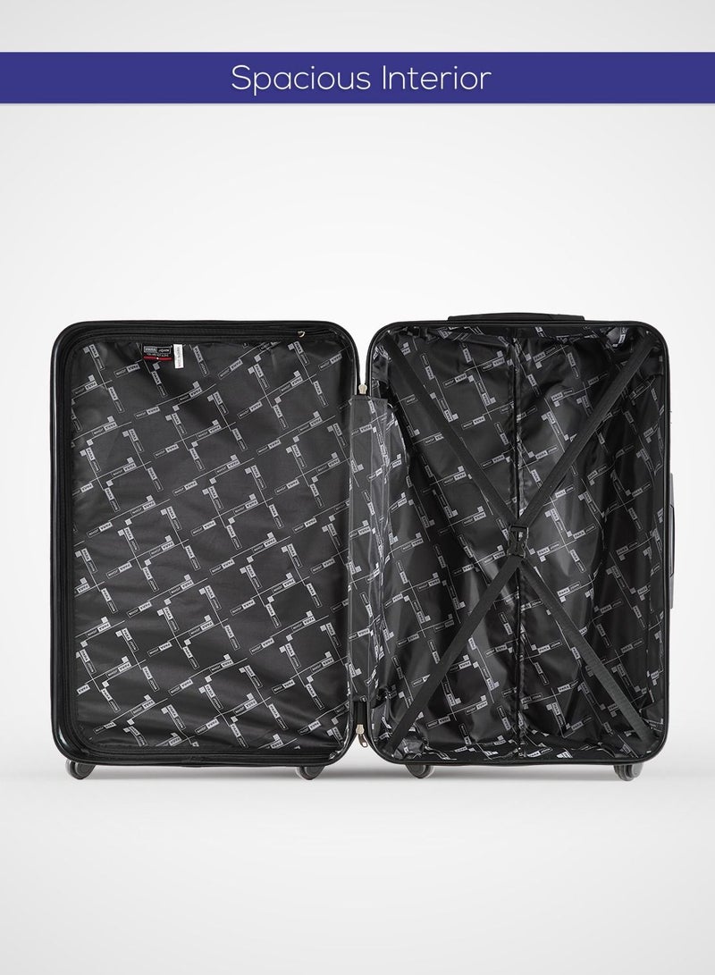 PARAJOHN Vizro Cabin Size ABS Hardside Spinner Luggage Trolley 20 Inch Navy  - Image 5