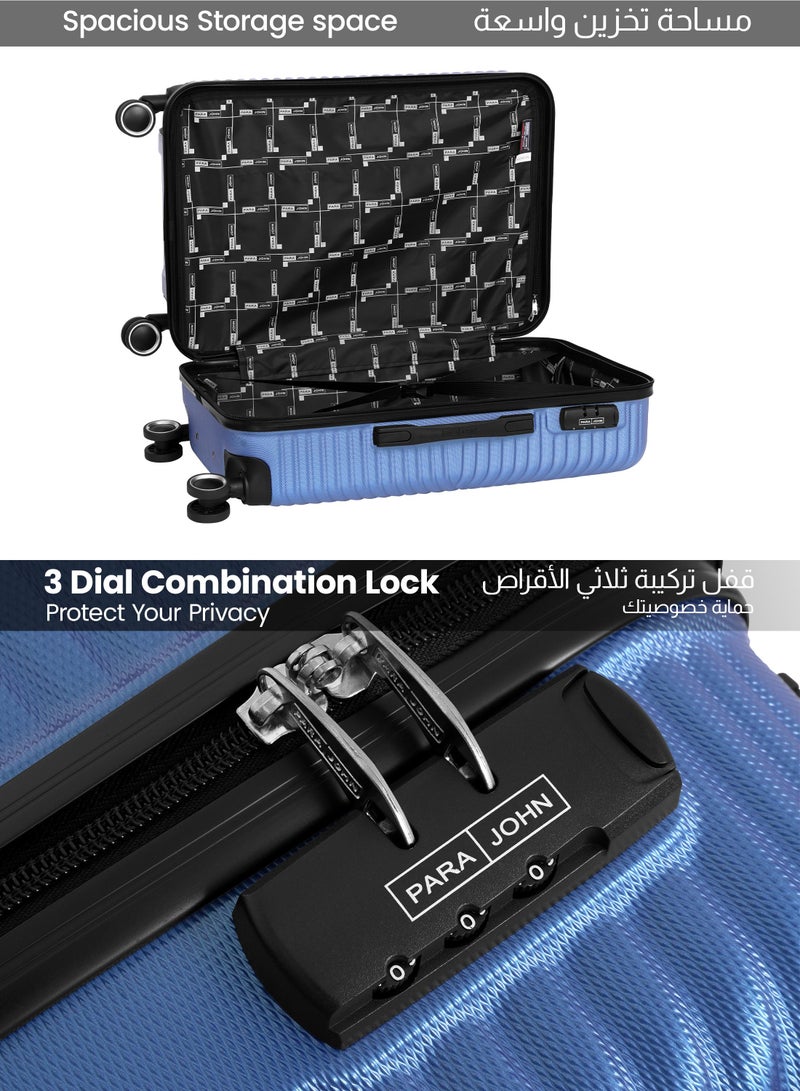 بارا جون حقيبة سفر بعجلات مقاس  بوصة صلبة خفيفة الوزن من - Image 4