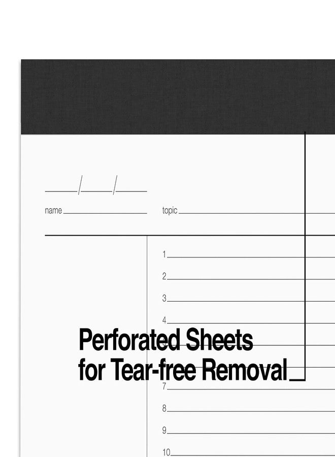 TRU RED Project Planner Notepads, 8.5” x 11.75”, White, 50 Sheets/Pad, 6‑Pack - Image 5