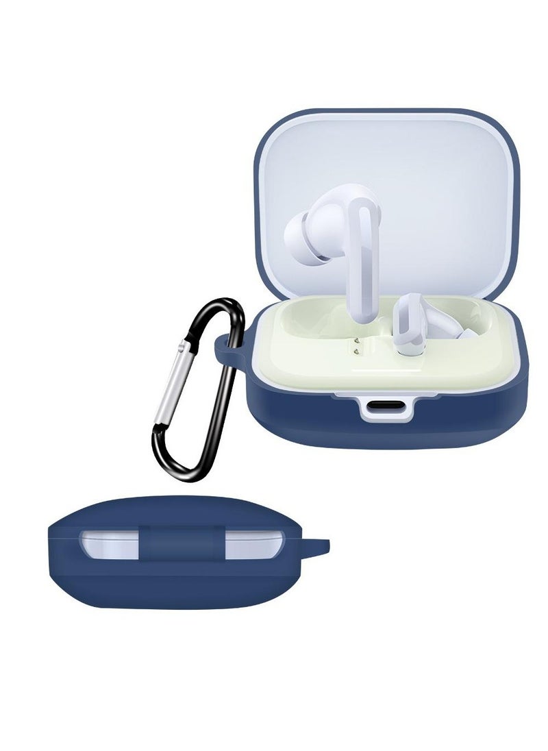 Earphone Protective Case Suitable For Xiaomi Redmi Buds 5 Cover Shockproof Shell Washable Silicone Housing Anti Dust Sleeve Frame (Blue)
