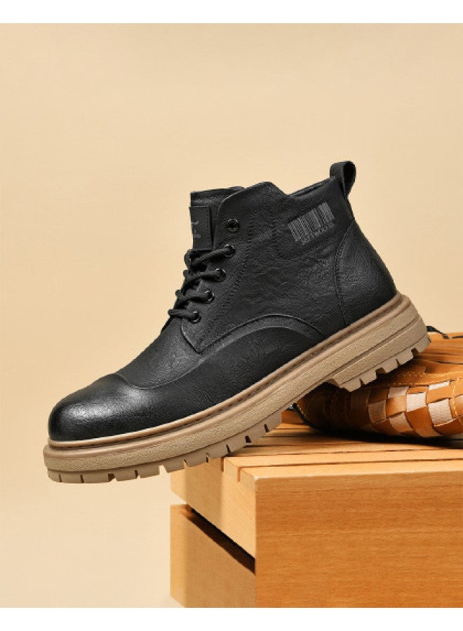 Septwolves Outdoor Martin】25-year Martin Boots Men's British Style Simple Fashion Men's Boots Comfortable Versatile Casual Boots - Image 1