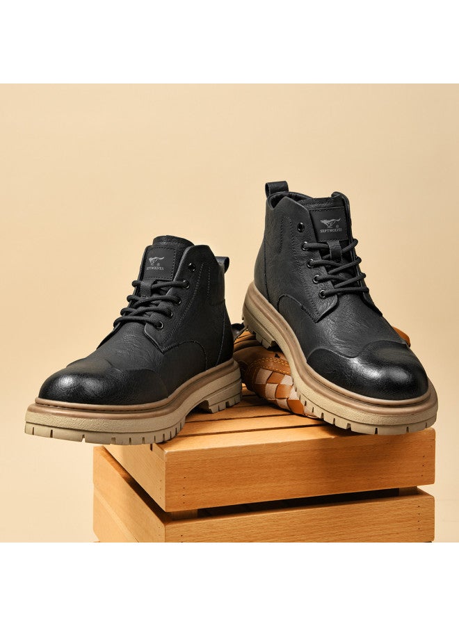 Septwolves Outdoor Martin】25-year Martin Boots Men's British Style Simple Fashion Men's Boots Comfortable Versatile Casual Boots - Image 3