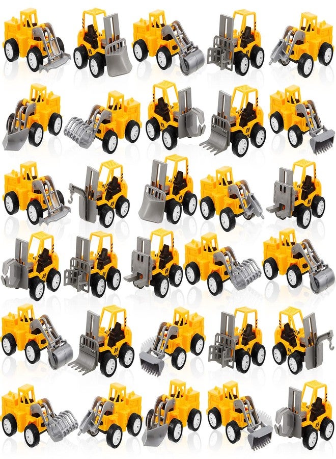 Sosation 12 Pcs Construction Engineering Trucks Small Digger Truck Toys Pull Back Vehicles Mini Excavator Toys Car Set for Kids Birthday Party Favors Boys Girls Gifts Cake Stocking Stuffers - Image 1