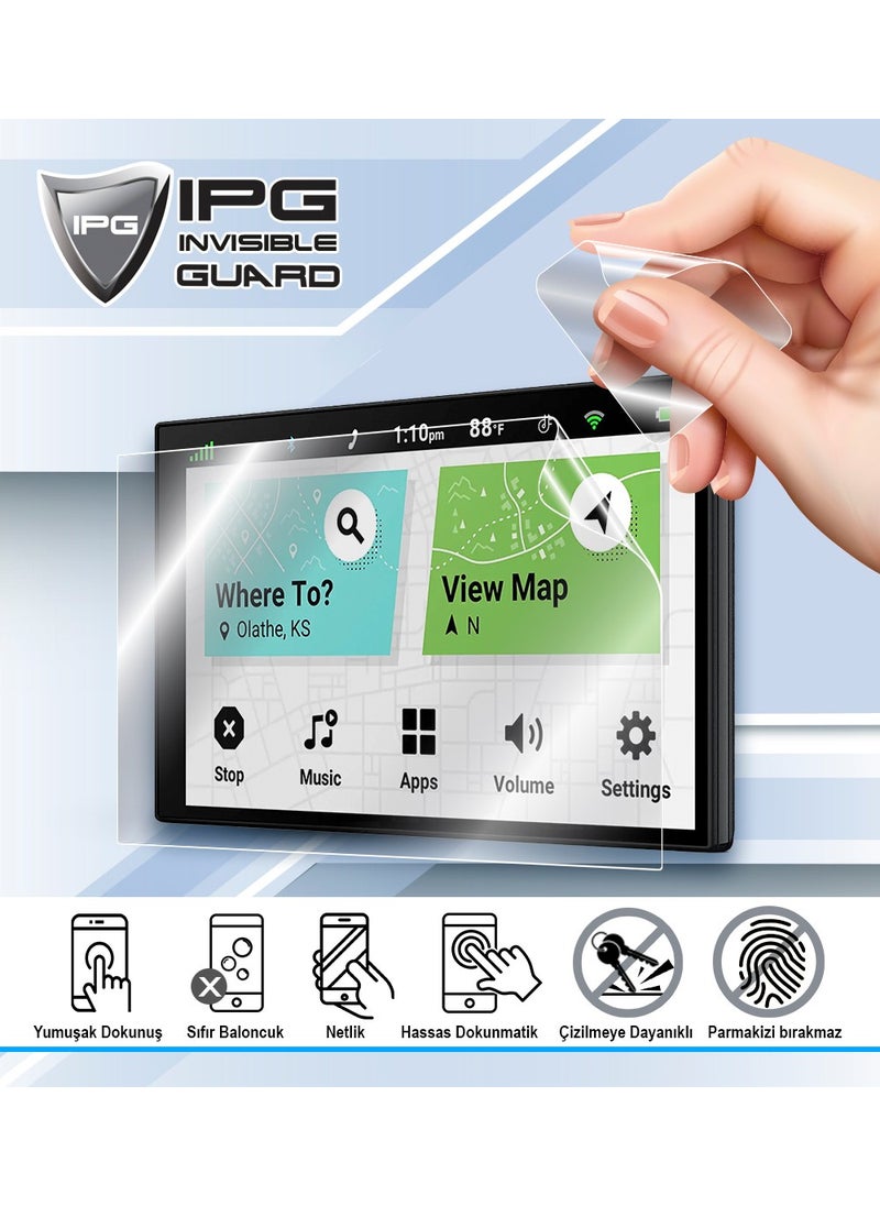 Garmin Drivesmart 76 Navigation Hydrogel (Thin TPU) Invisible Screen Protector