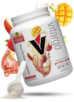 VITARGO - Premier Carbohydrate Fuel For Athletic Performance, Before - During - After Workout, Vegan And Gluten Free (Fruit, 50 Scoops)  - Image 1