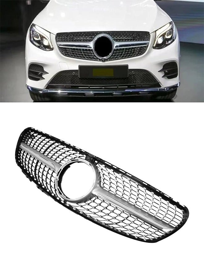 Generic Car front grille compatible with Mercedes GLC X253 Model 2016-2019 - Image 1