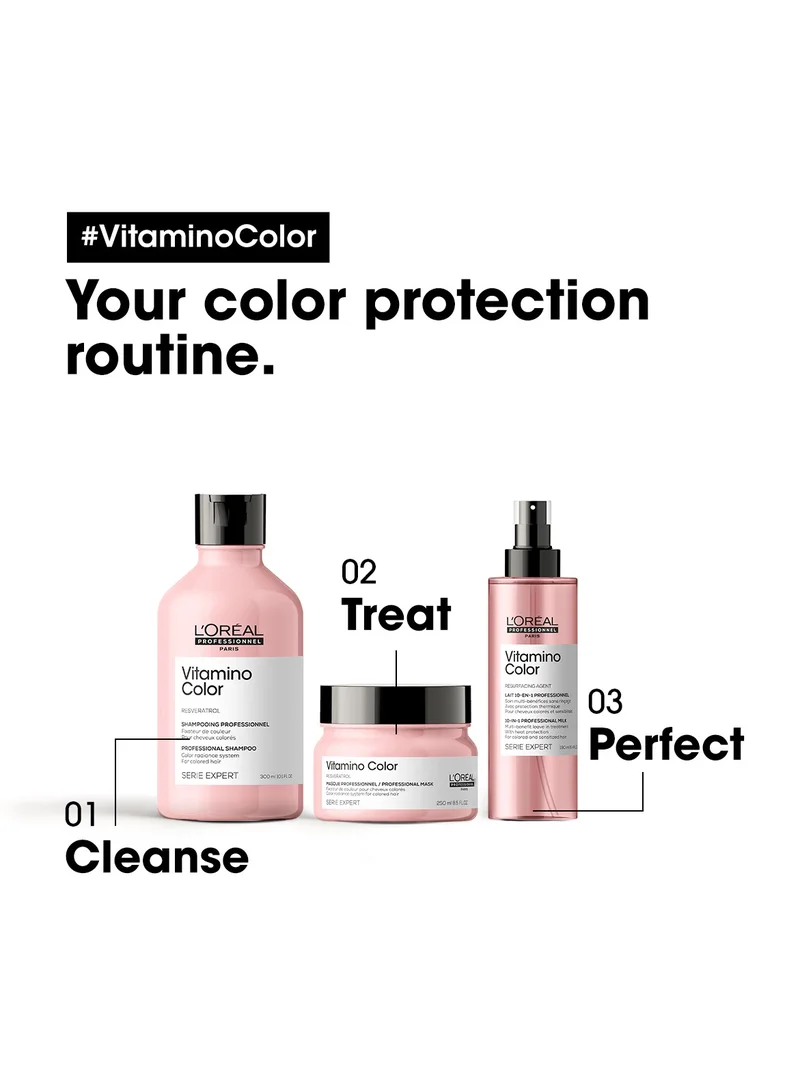 L'Oréal Professionnel Serie Expert Vitamino Color Resurfacing Agent 10-In-1 Spray, 190ml