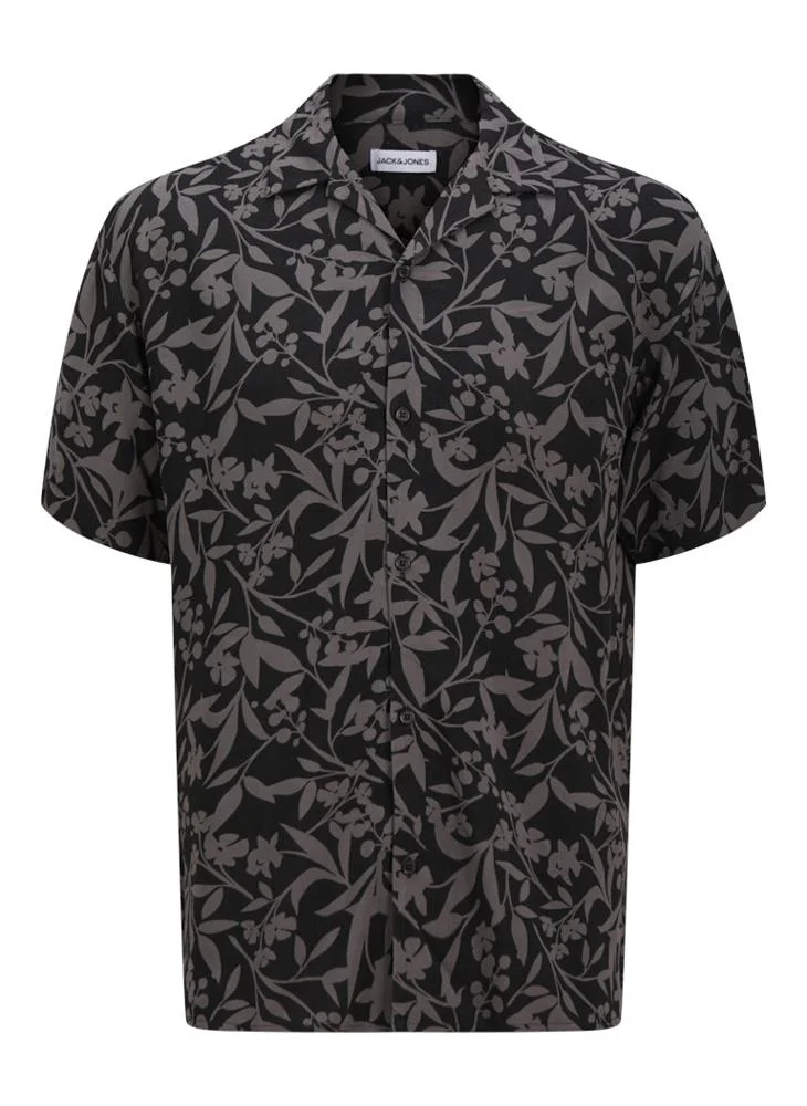 JACK & JONES Jjjeff Printed Regular Fit Button Down Shirt