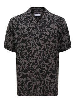 JACK & JONES JJJEFF MONOCHROME RESORT SHIRT SS 