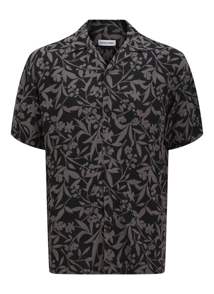 JACK & JONES - JJJEFF MONOCHROME RESORT SHIRT SS - Image 1