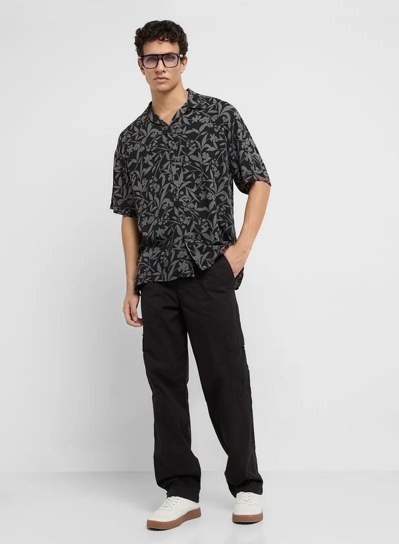JACK & JONES Aop Printed Relaxed Fit Shirt