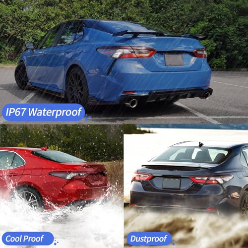 LEAVAN Left outer Tail Light Fit for 2021 2022 2023 Toyota Camry LE/SE/TRD, Halogen Tail Lamp Assembly Replacement (Driver Side) - Image 4