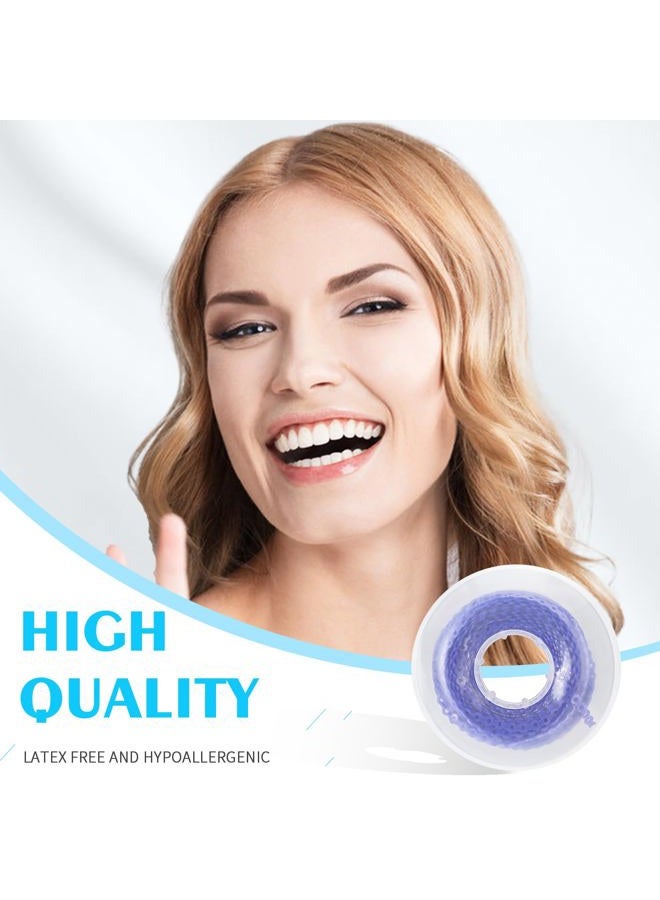 ANNWAH سلاسل مطاطية ملونة لتقويم الأسنان، سلاسل مطاطية للأسنان لتقويم الأسنان (قصير، بنفسجي 16) - Image 4