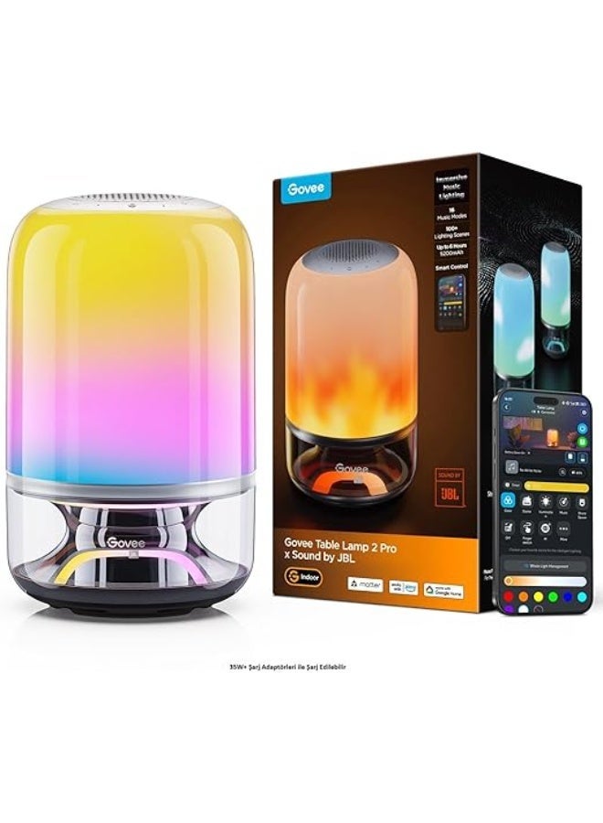 Govee مصباح طاولة Govee RGBICWW 2 Pro مع صوت من JBL - Image 1