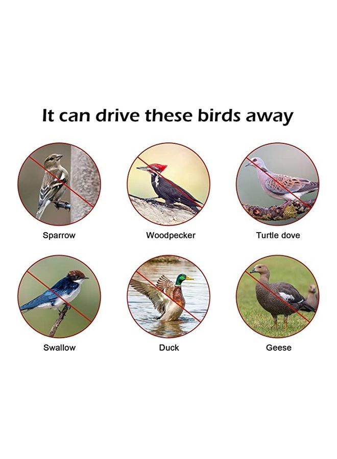 NIBEMINENT 300 Foot Bird Scare Tape Ribbon Outdoor Multicolour 3600inch - Image 5