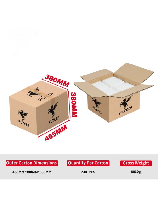 flycdi FLYCD Multi USB Cable, 48MBPS Fast Charging, White Braided Cord, Type-C Lightning Compatible with iPhone, Universal Charging Cable - Image 4