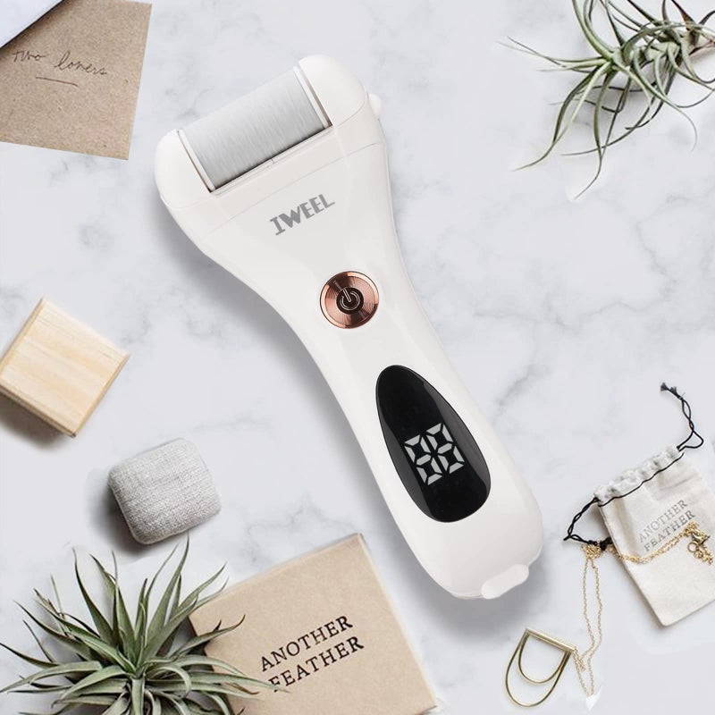 IWEEL Callus Remover for Feet Shaver Rechargeable Electric Foot File Pedicure Tools for Feet Professional Callous Shaver Waterproof Pedicure kit for Cracked Heels and Dead Skin - Image 4