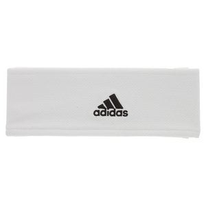 adidas Unisex Tennis Tie II Hairband, White/Black, ONE SIZE - Image 5