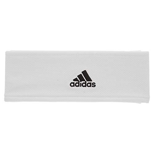 adidas Unisex Tennis Tie II Hairband, White/Black, ONE SIZE - Image 2
