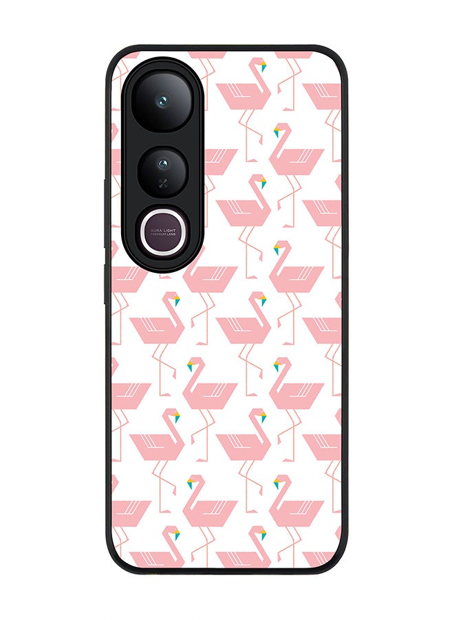 Stylizedd For vivo V50 Lite Case,Slim fit Camera Protection, Shockproof Thin Phone cover  - Feminine Flamingos