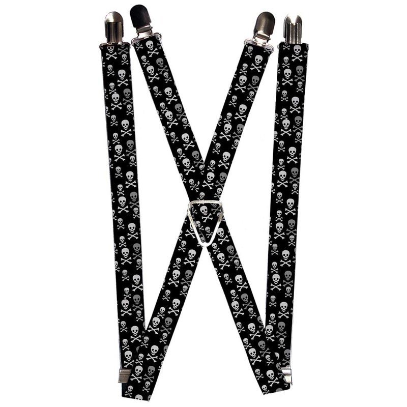 Buckle Down Buckle-Down Men's Suspender-Skulls, Multicolor, One Size - Image 5