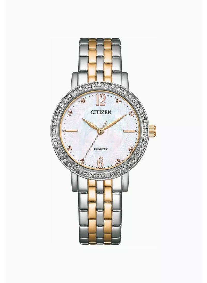 Citizen EL3106-59D Ladies Quartz Watch Two-Tone - Image 1