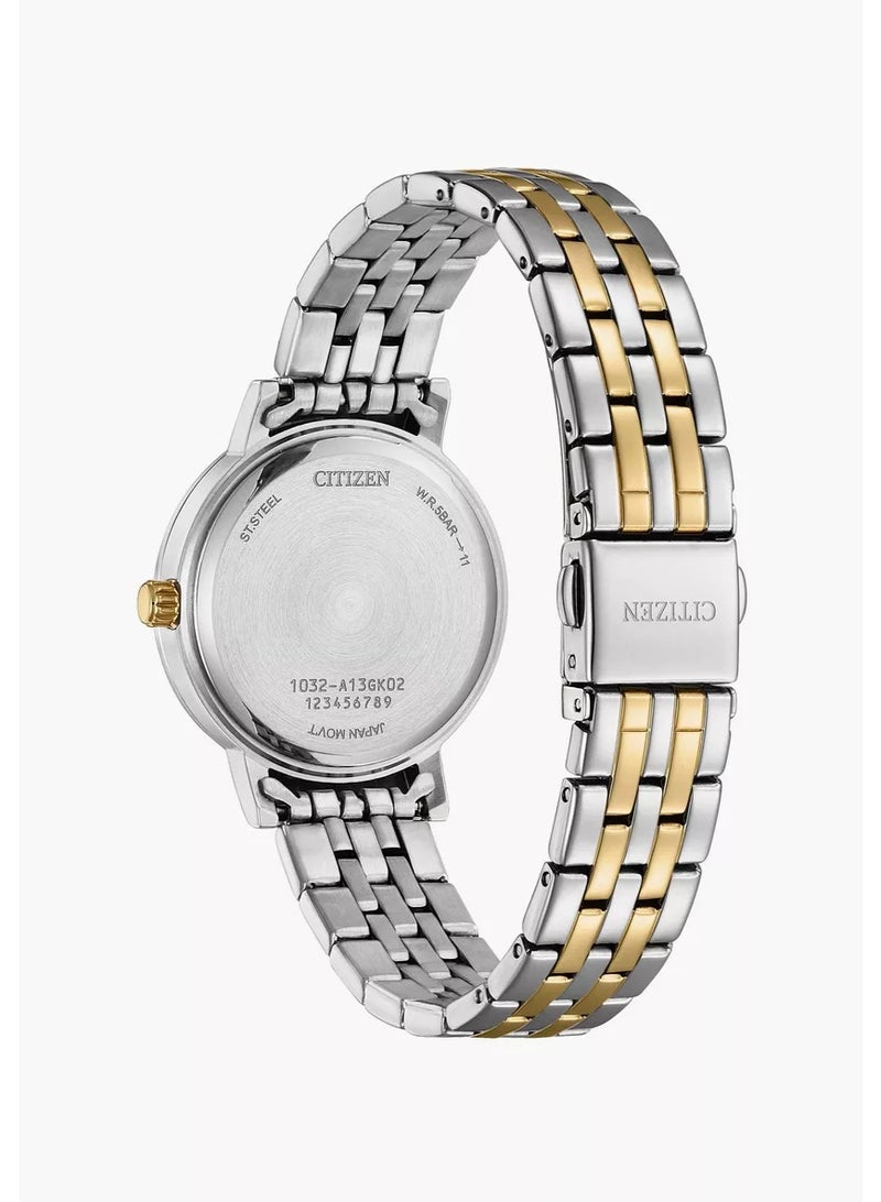 Citizen EL3106-59D Ladies Quartz Watch Two-Tone - Image 3